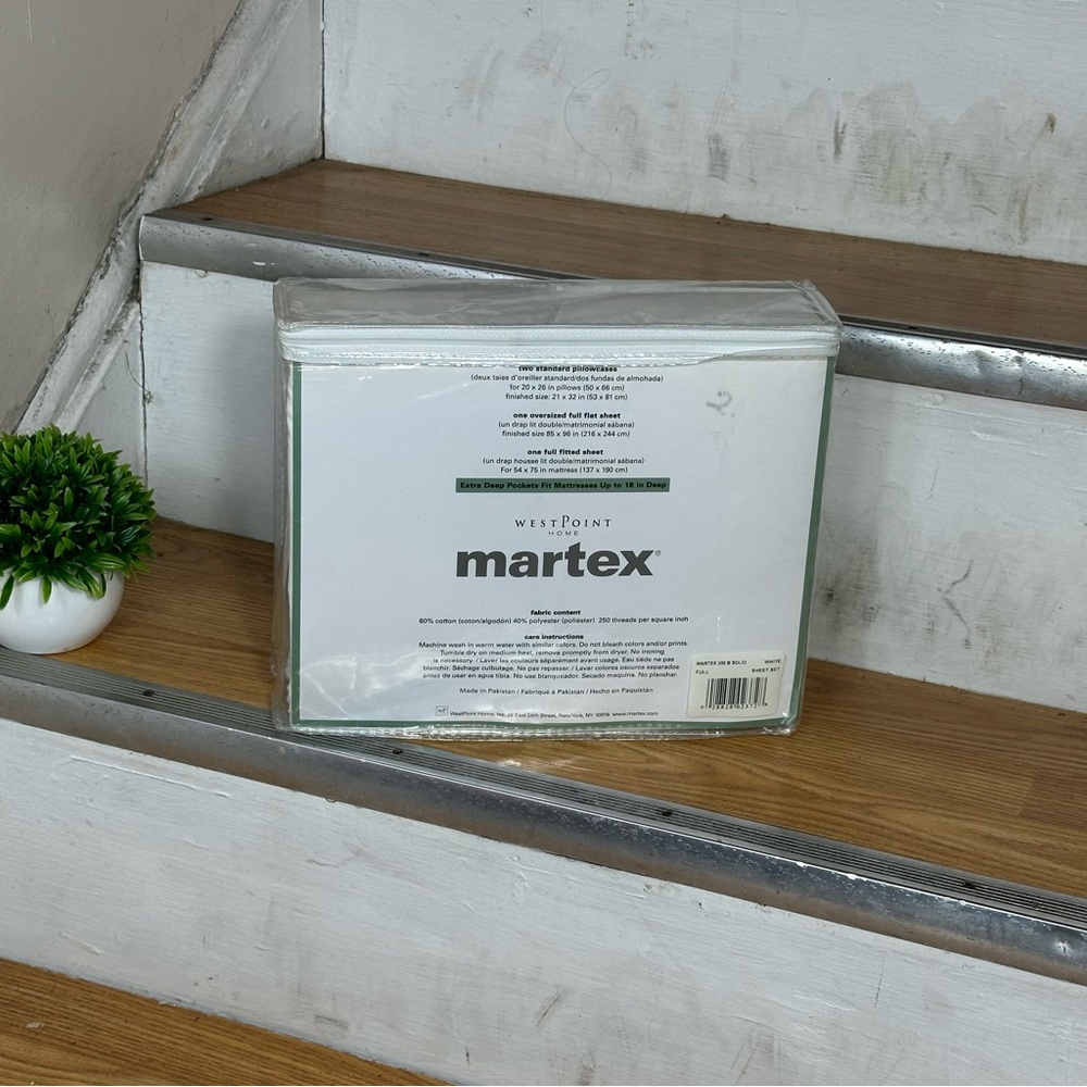 Martex Classic White Bedding Set